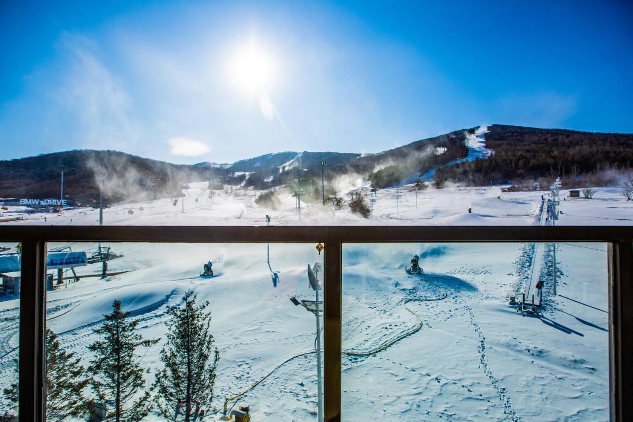 Songhua Lake Qingshan Snow View Apartment Jilin Buitenkant foto